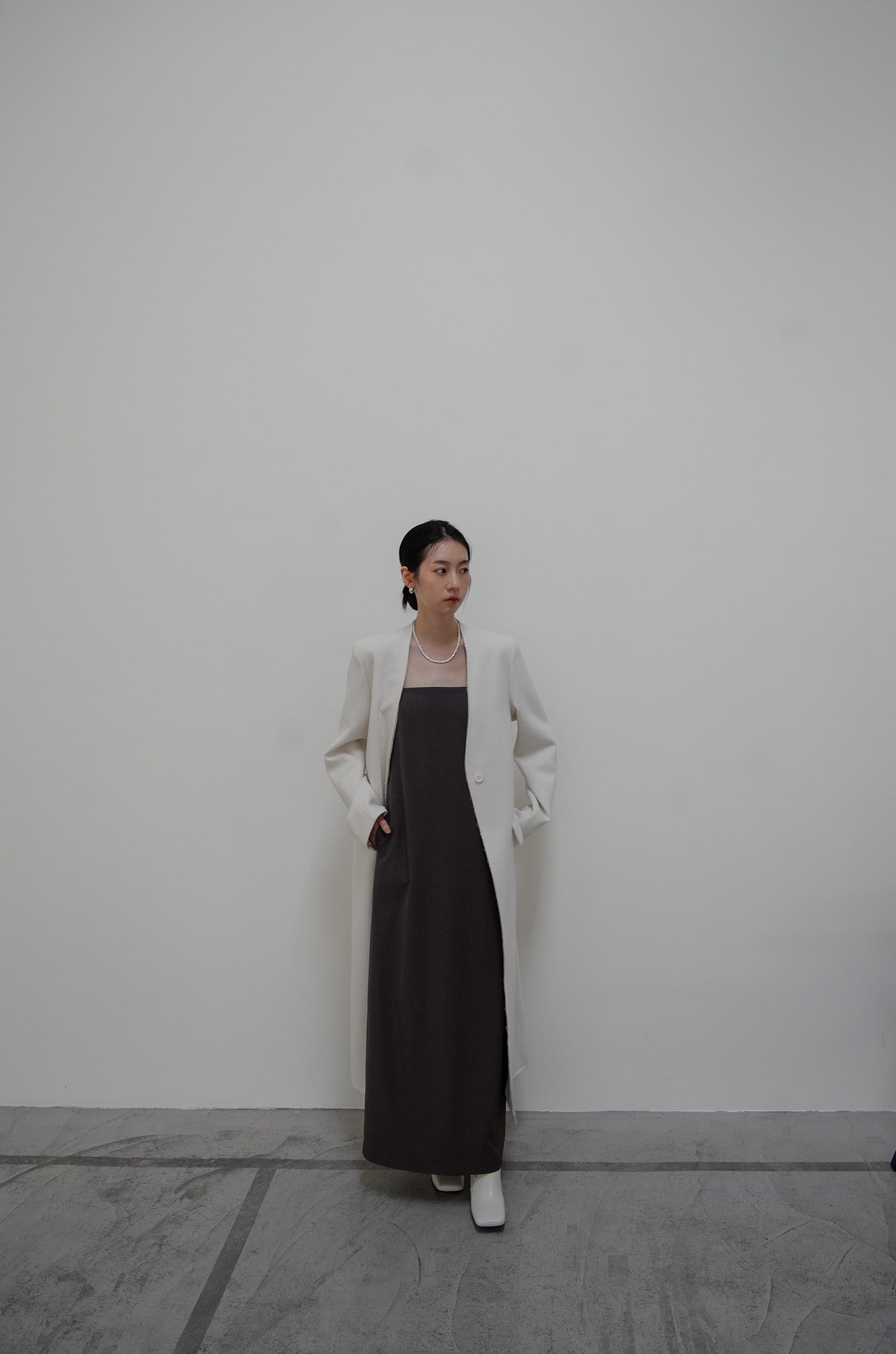 Meteor signature long coat