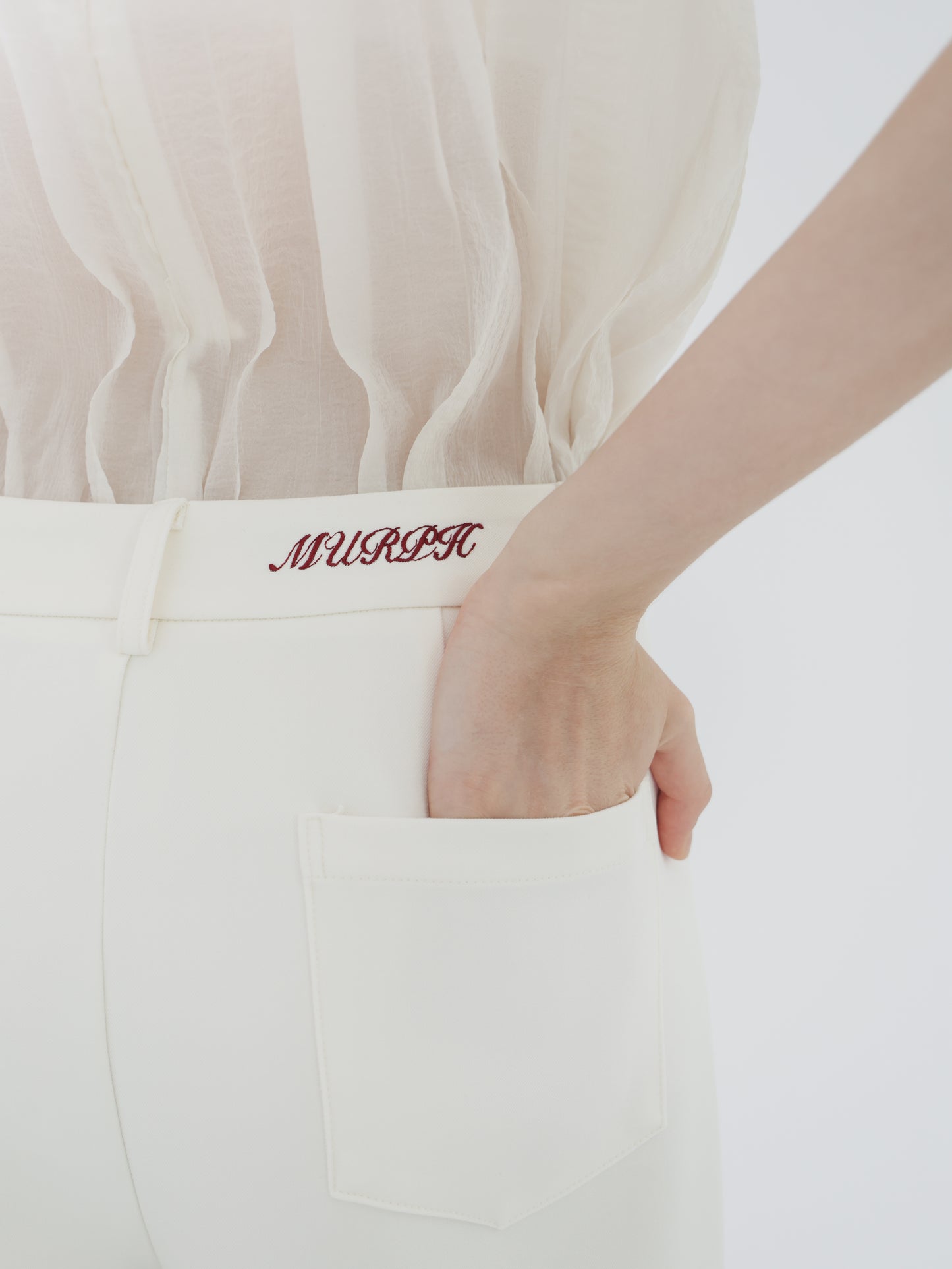 Carmen embroidered trousers