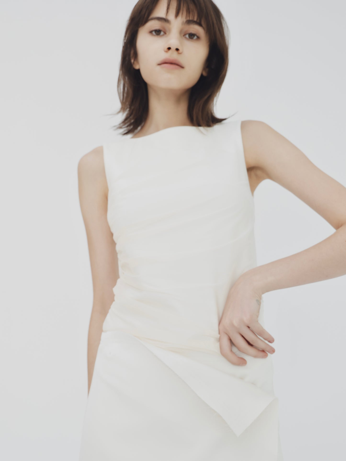Cecily 緞布分層裙