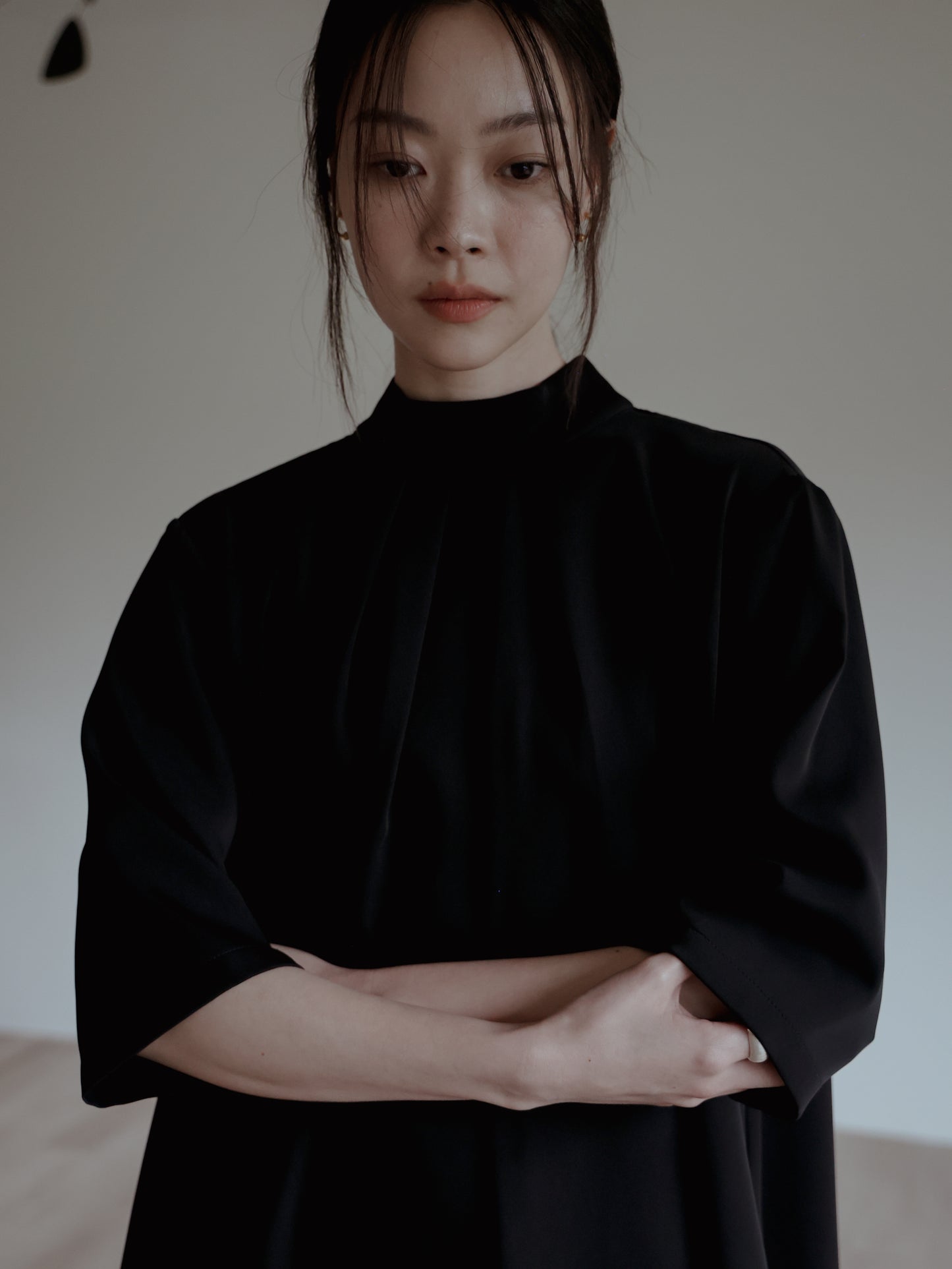 Goddard 褶皺領連身裙