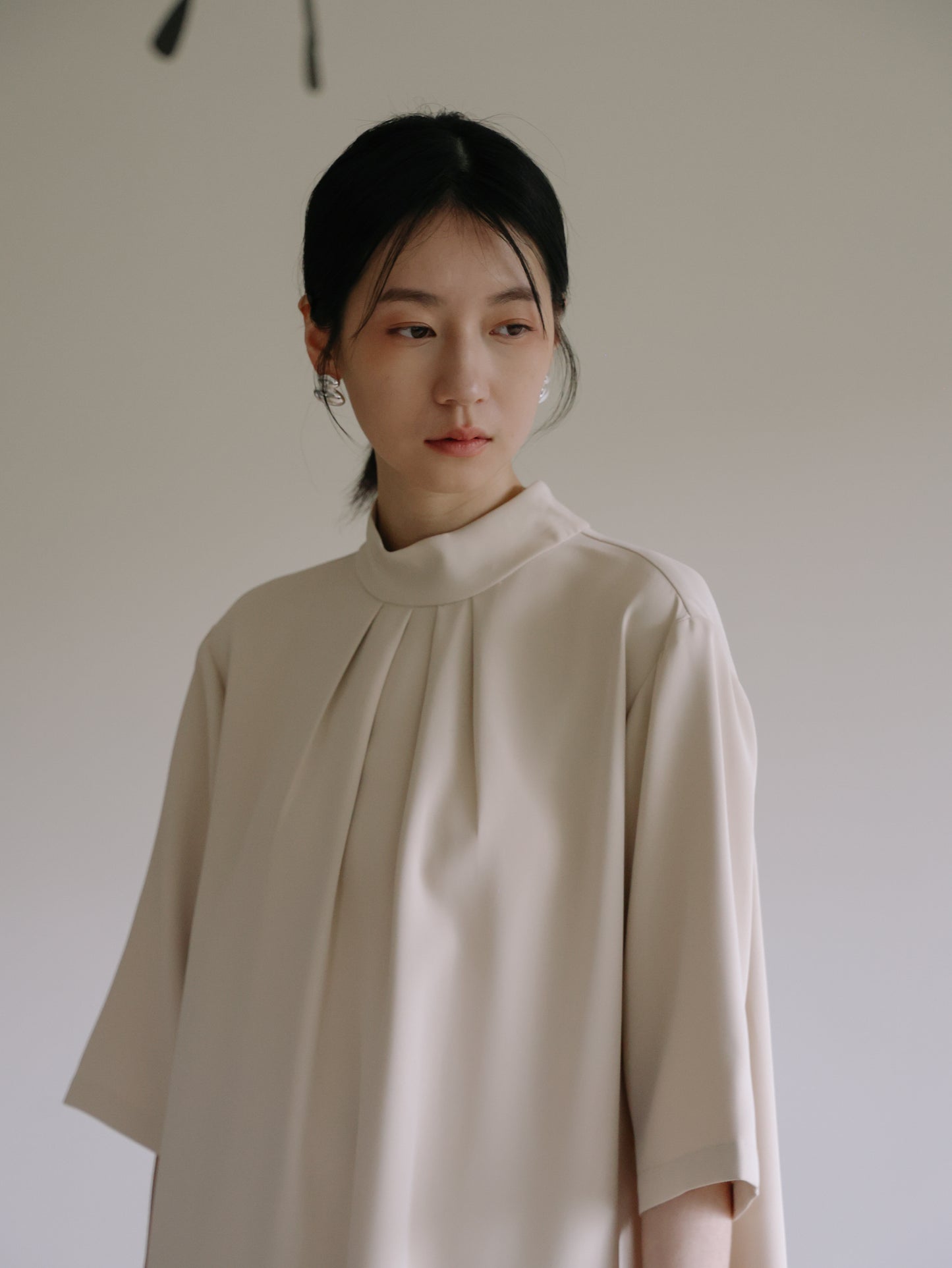 Goddard 褶皺領連身裙