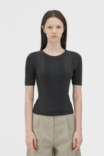Delvy ribbed top
