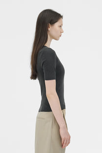 Delvy ribbed top