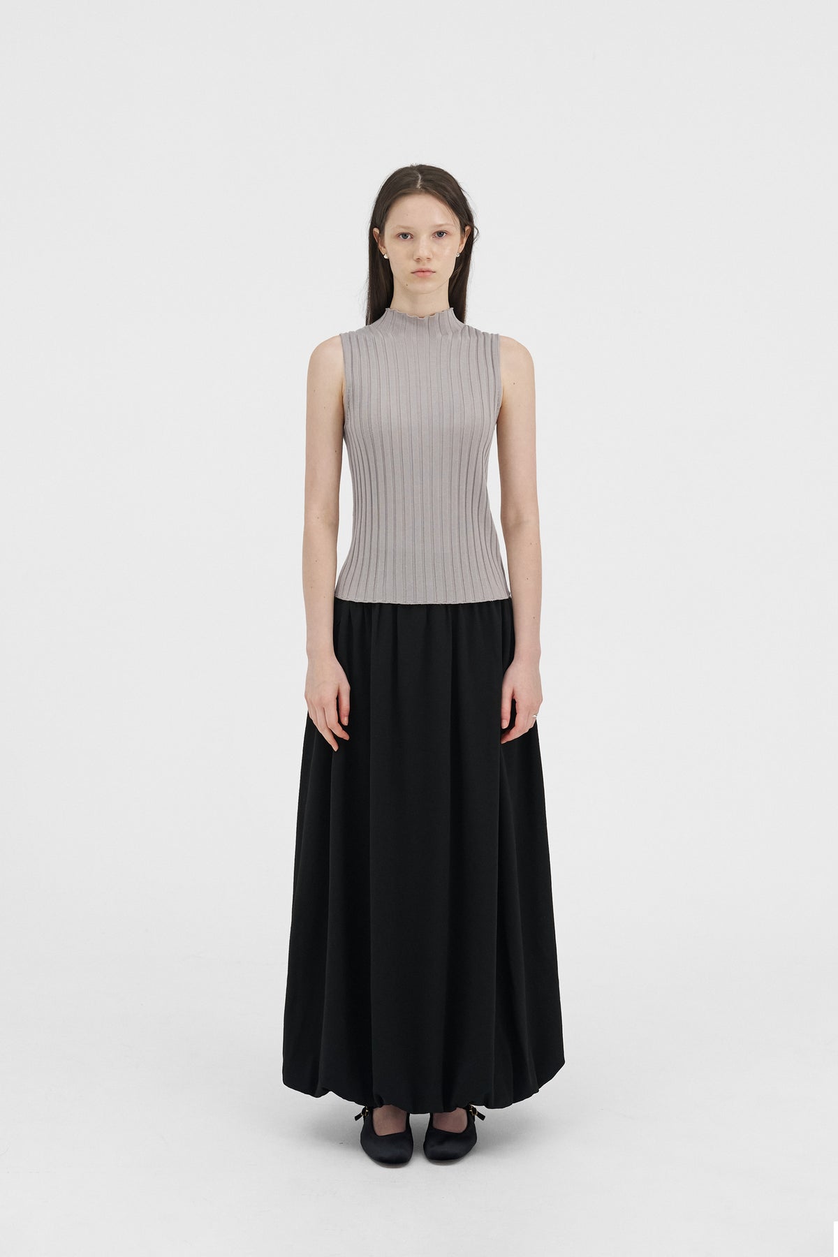 Lerii ribbed tencel top