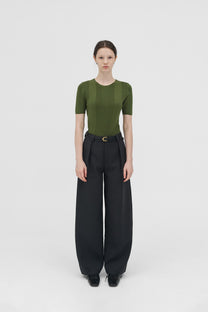 Delvy ribbed top