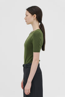 Delvy ribbed top