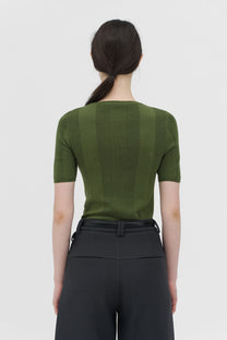 Delvy ribbed top