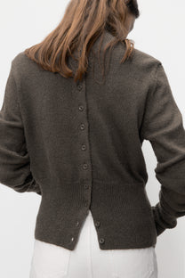 Kumo wool cardigan brown