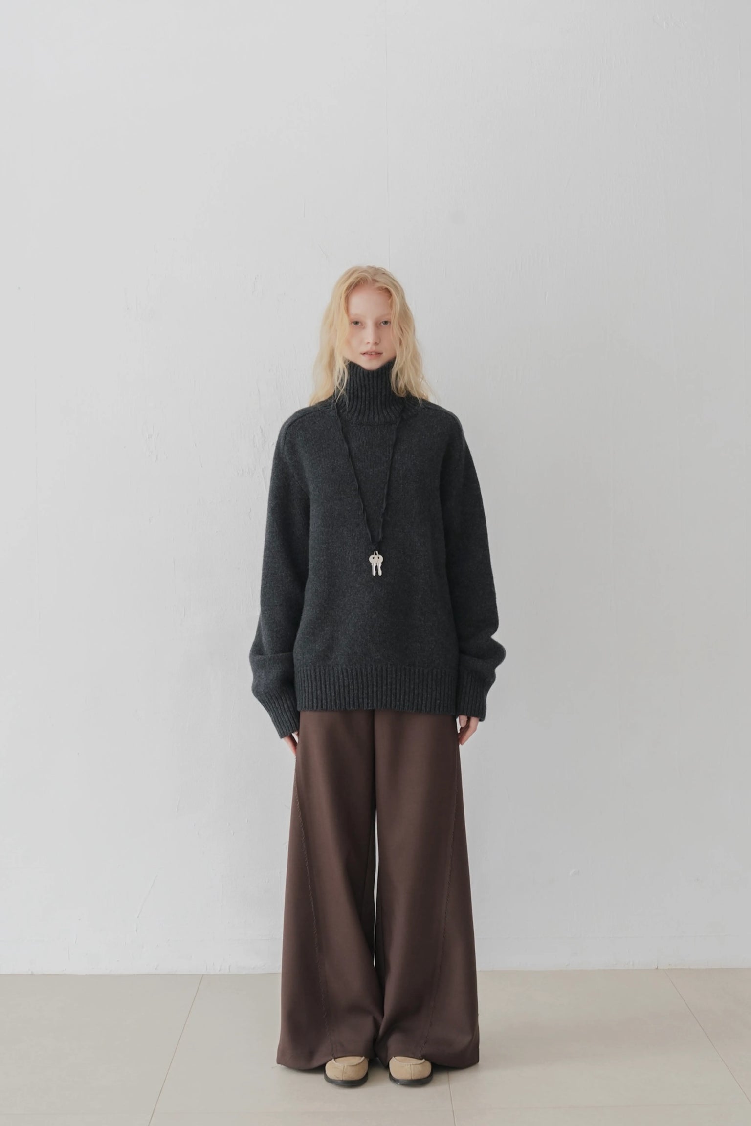 Klim High neck jumper charcoal