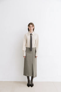 Mosu asymmetric skirt
