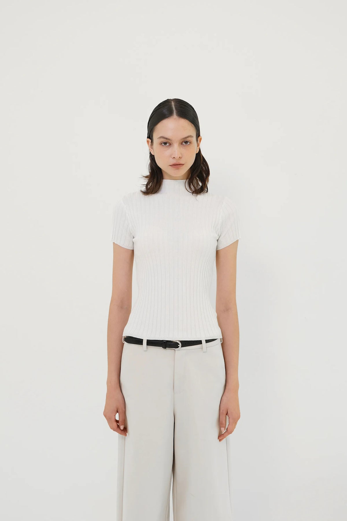 Maison ribbed top