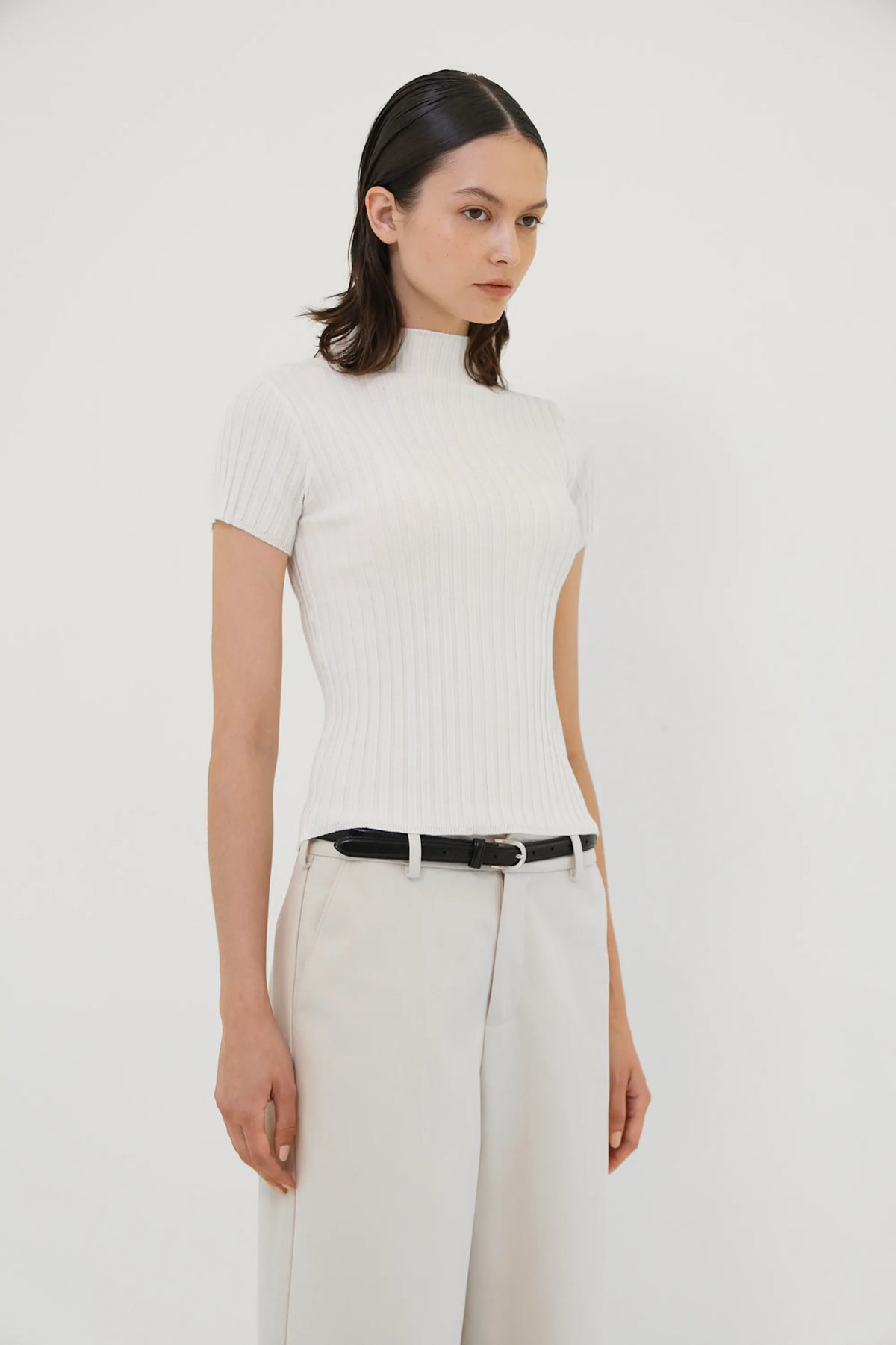Maison ribbed top
