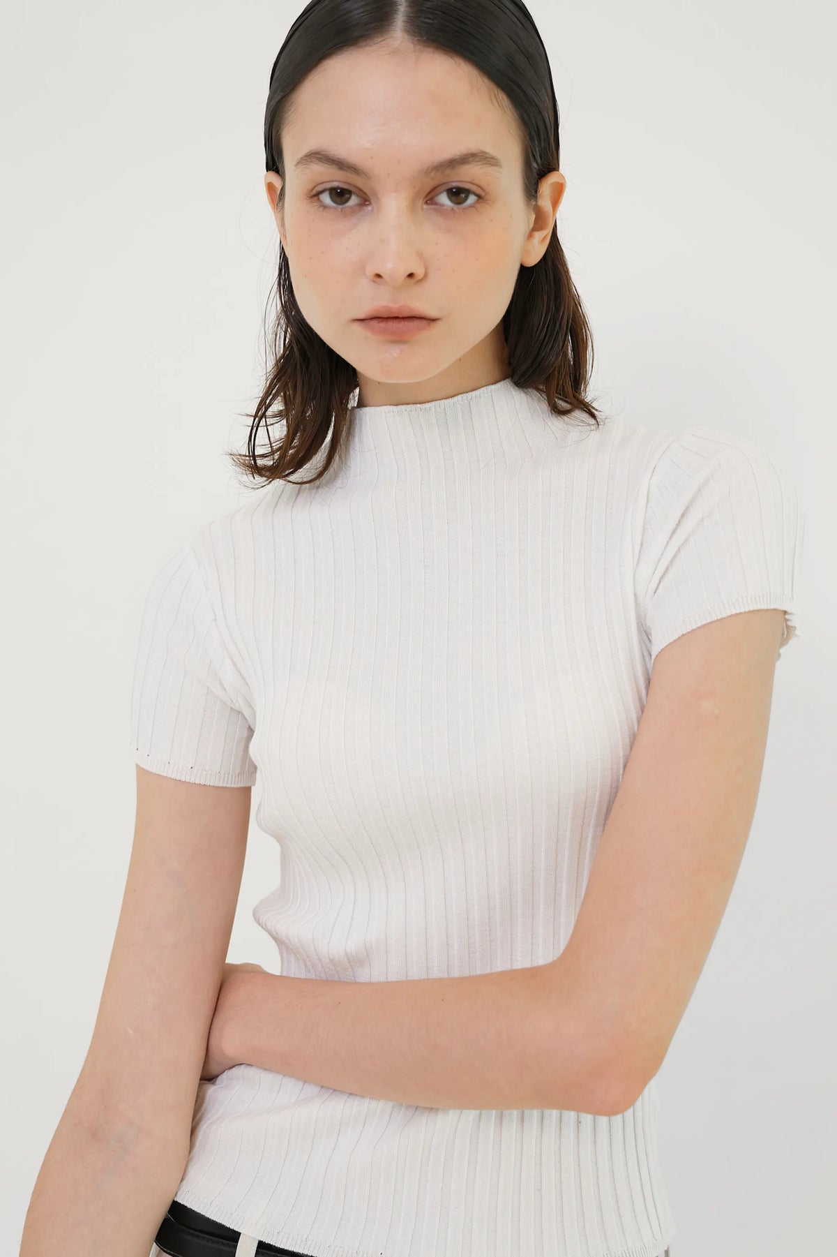 Maison ribbed top