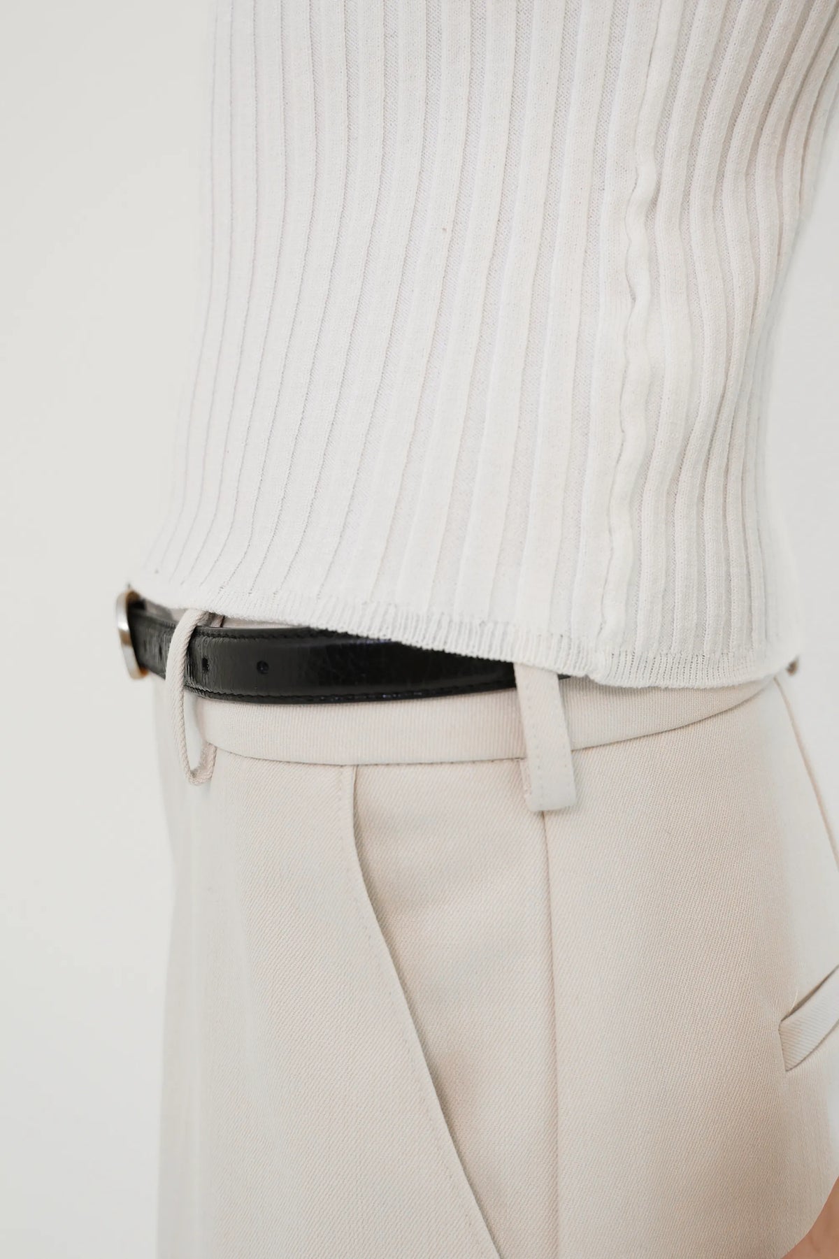 Maison ribbed top