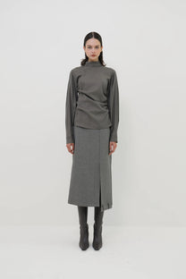 Utana asymmetric shirt
