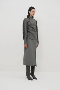 Utana asymmetric shirt