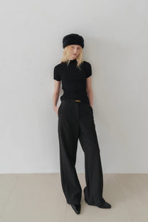 Maison ribbed top