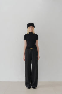 Maison ribbed top
