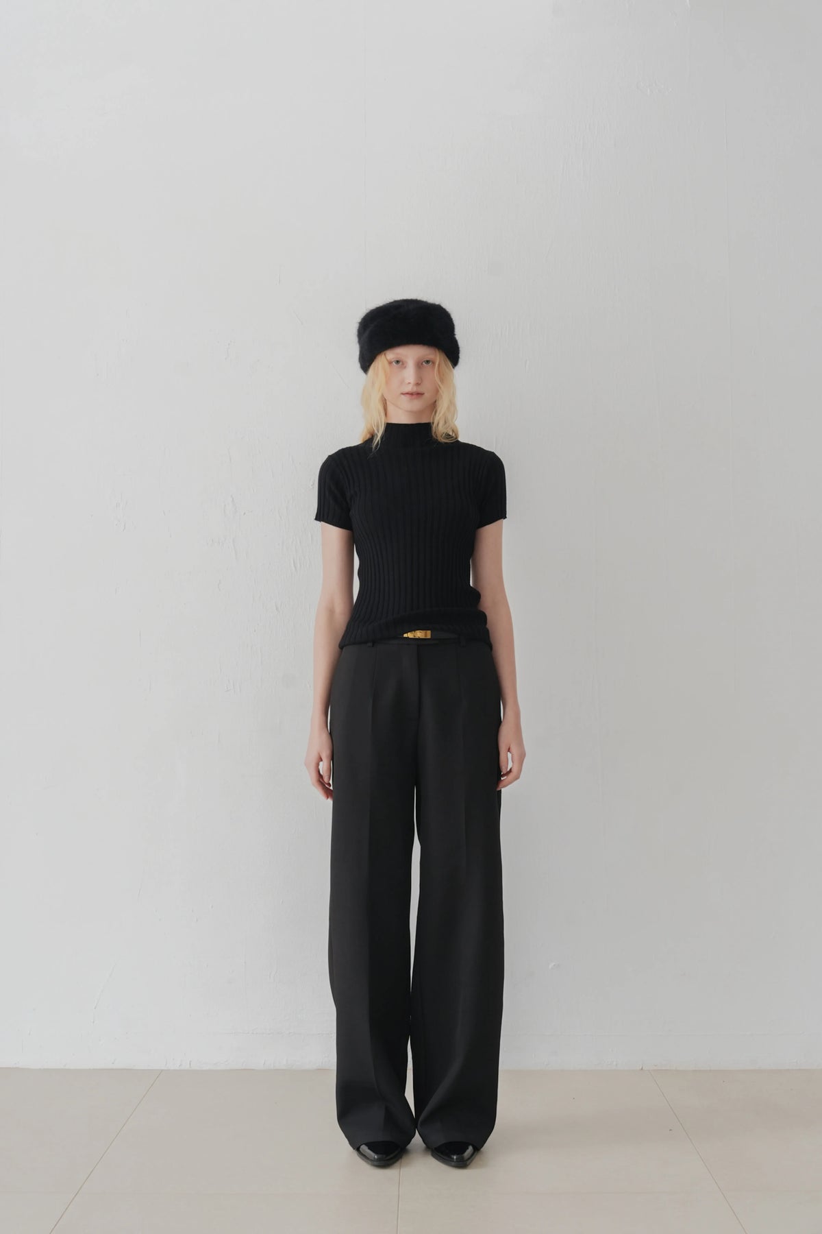 Maison ribbed top