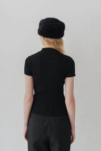 Maison ribbed top