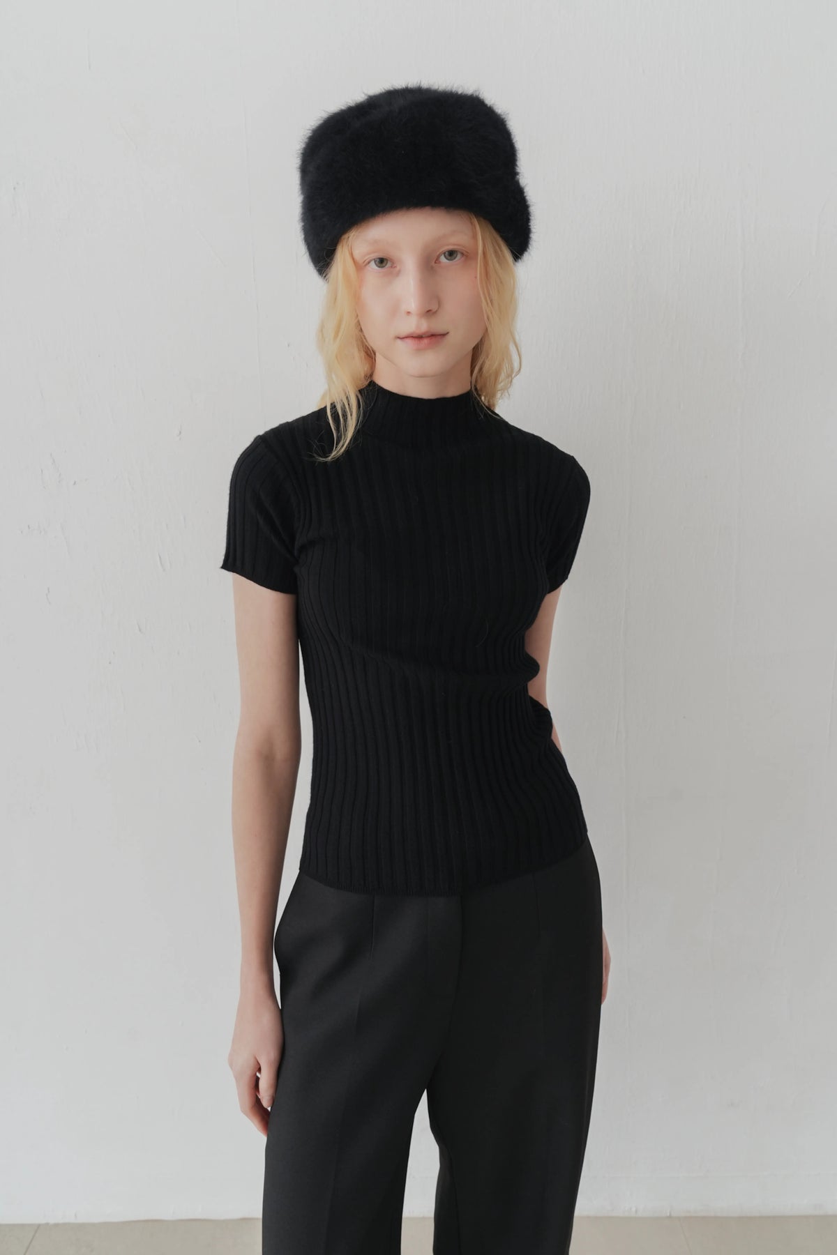 Maison ribbed top