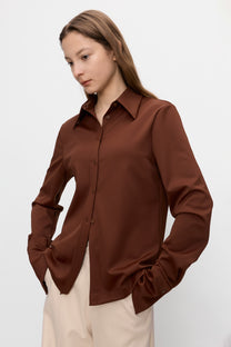 Pello burgundy shirt