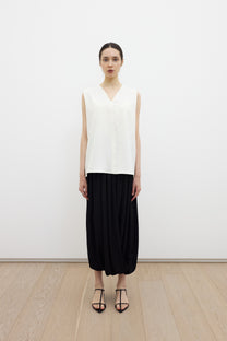 Shell V neck top