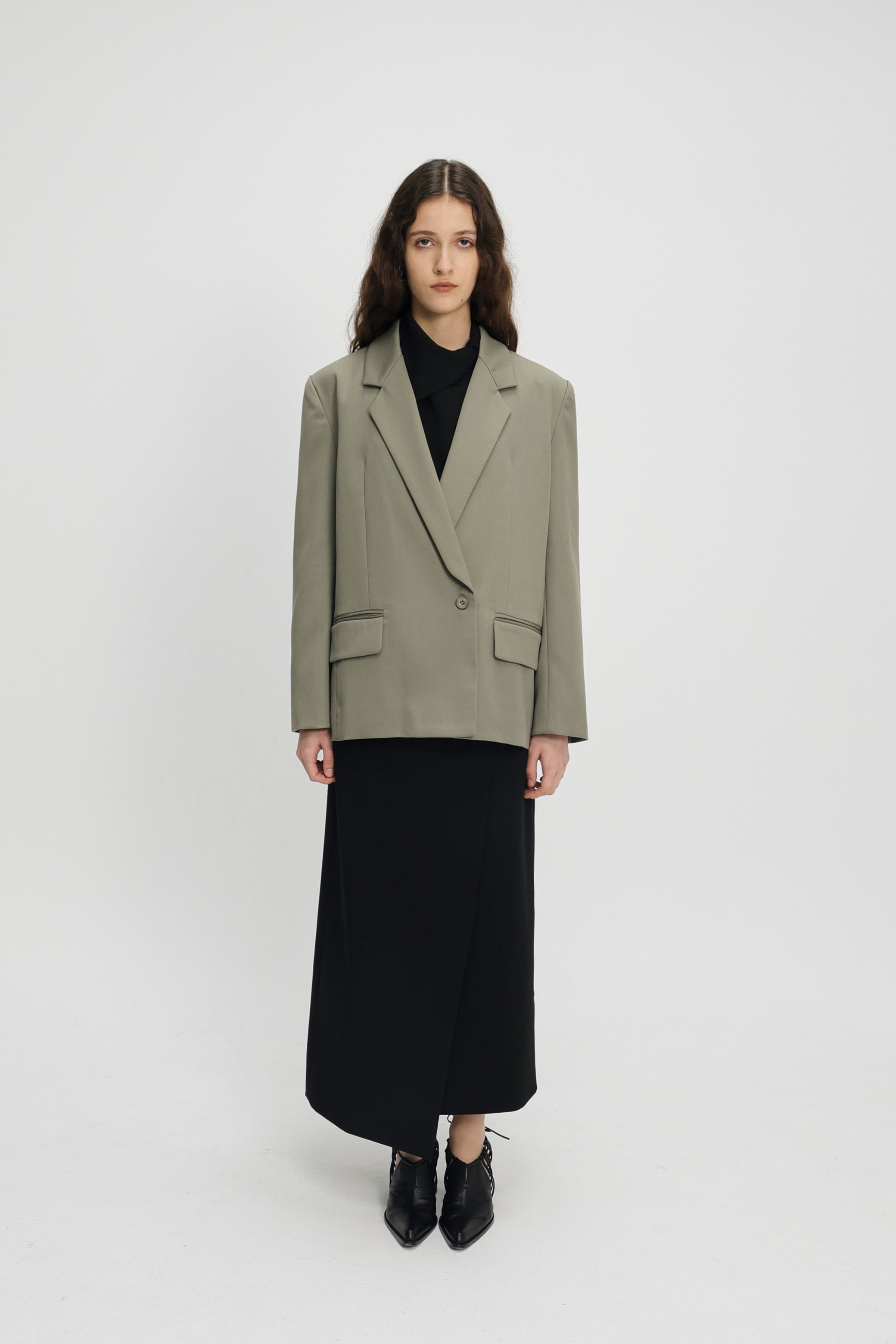 Fernn wool jacket sage green