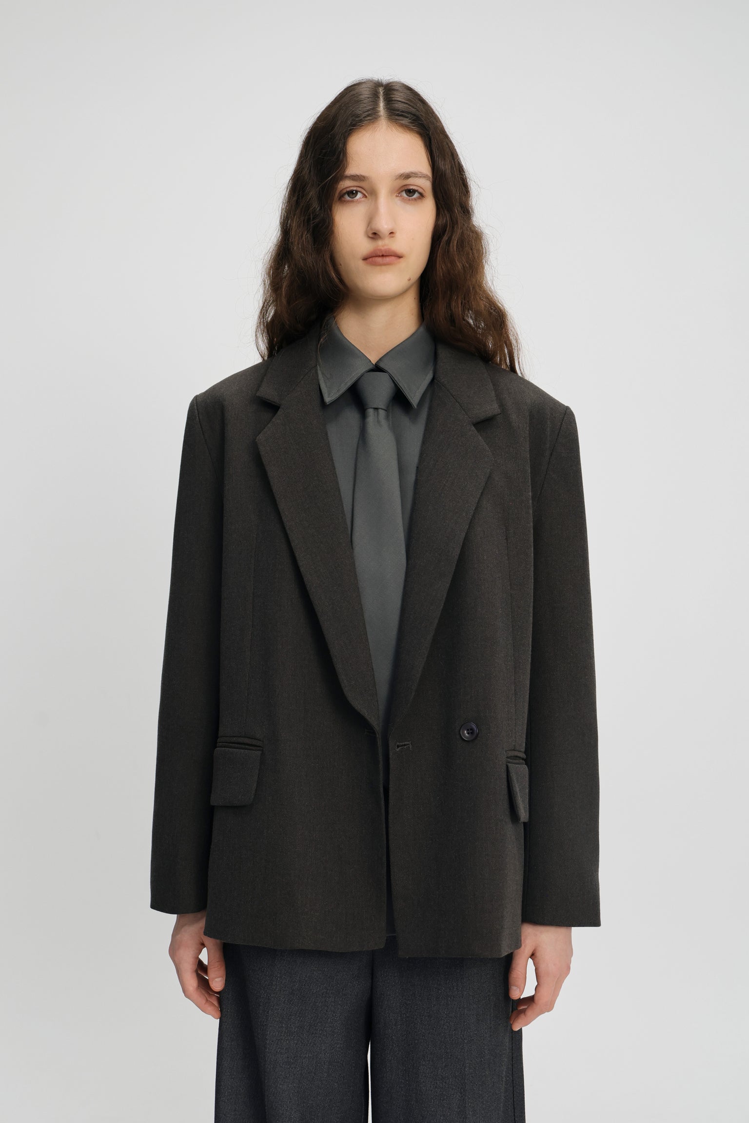 Fernn wool jacket charcoal