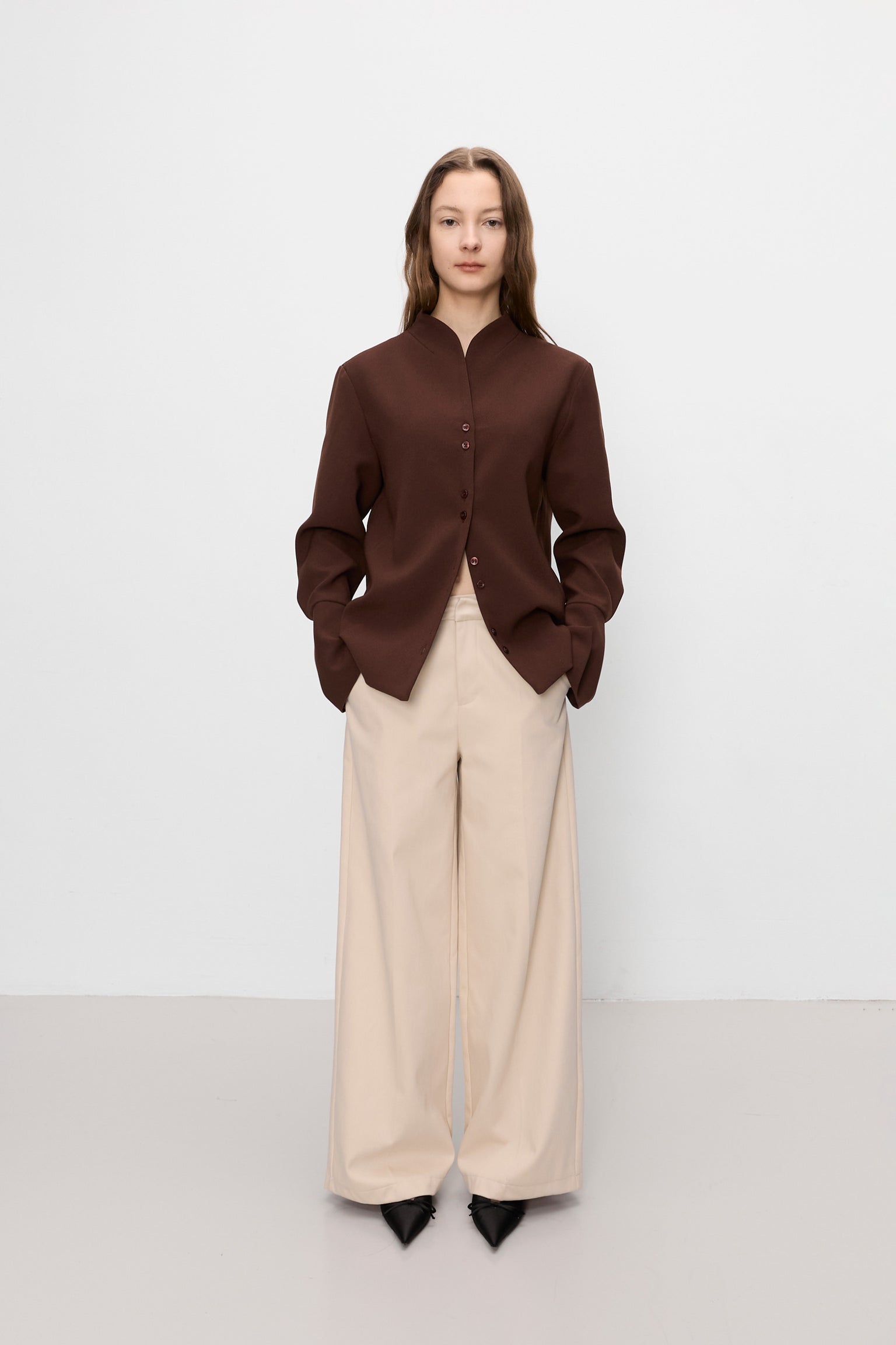 Nurro Blouse burgundy