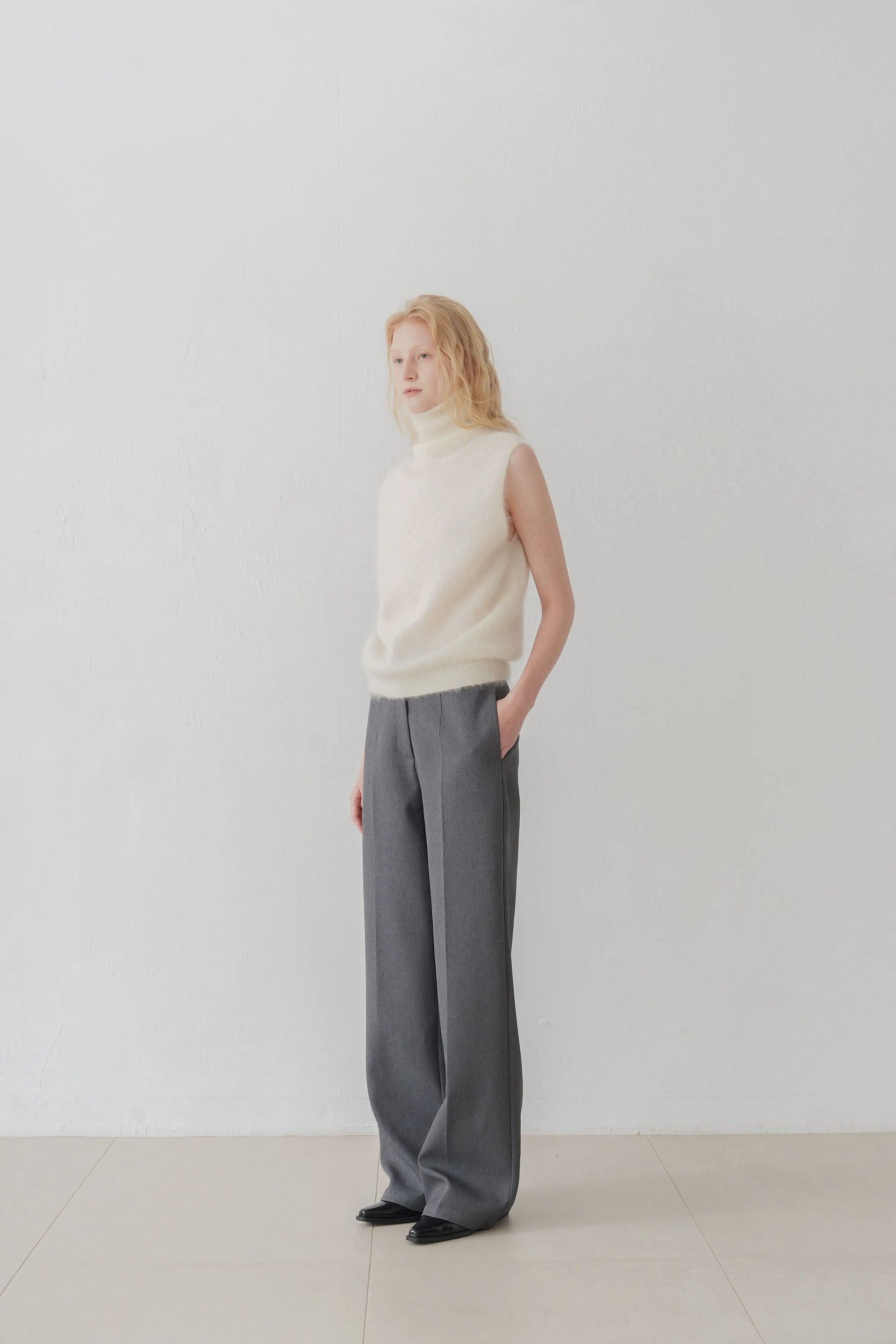 Moll Straight trousers charcoal