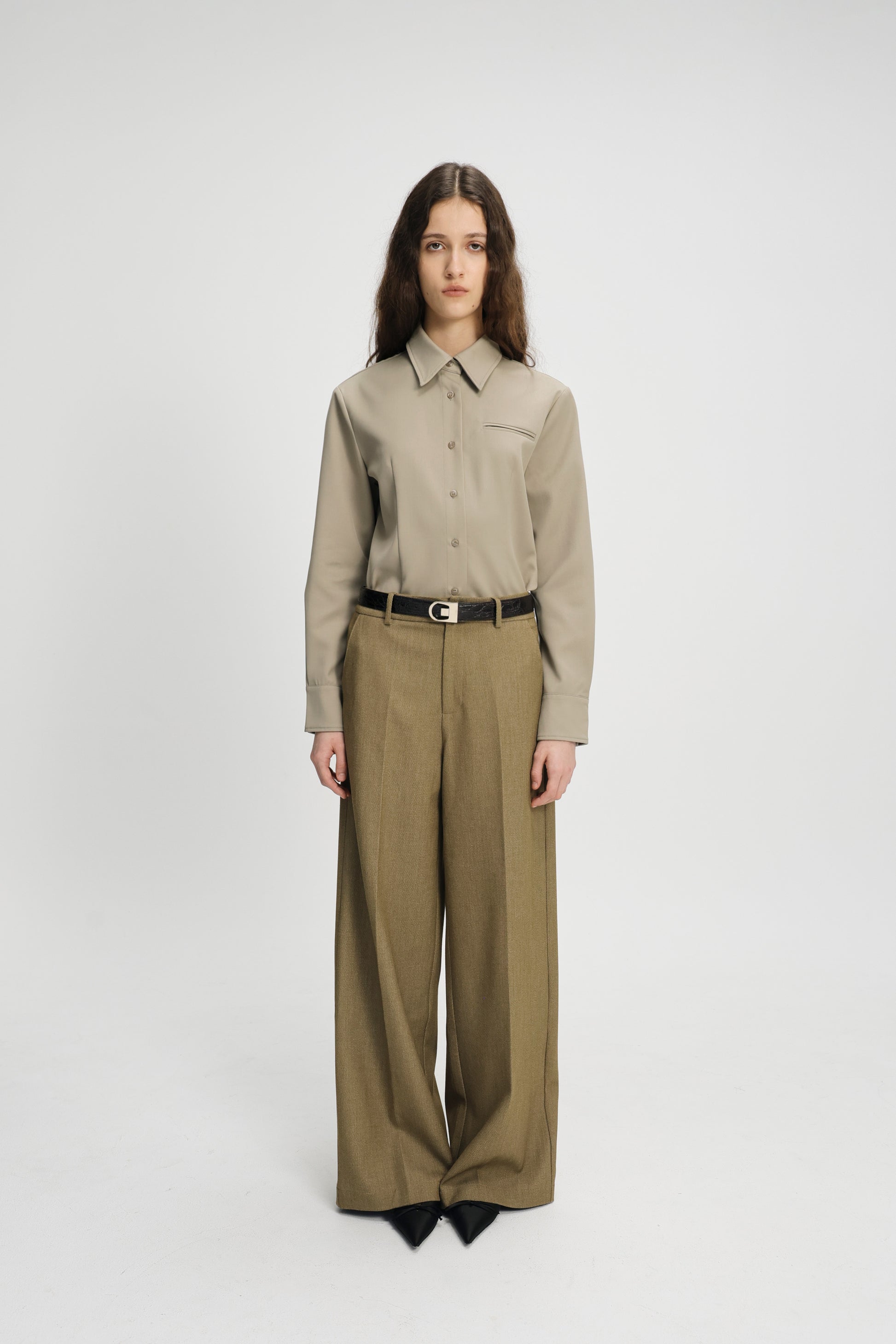 Troye twill trousers