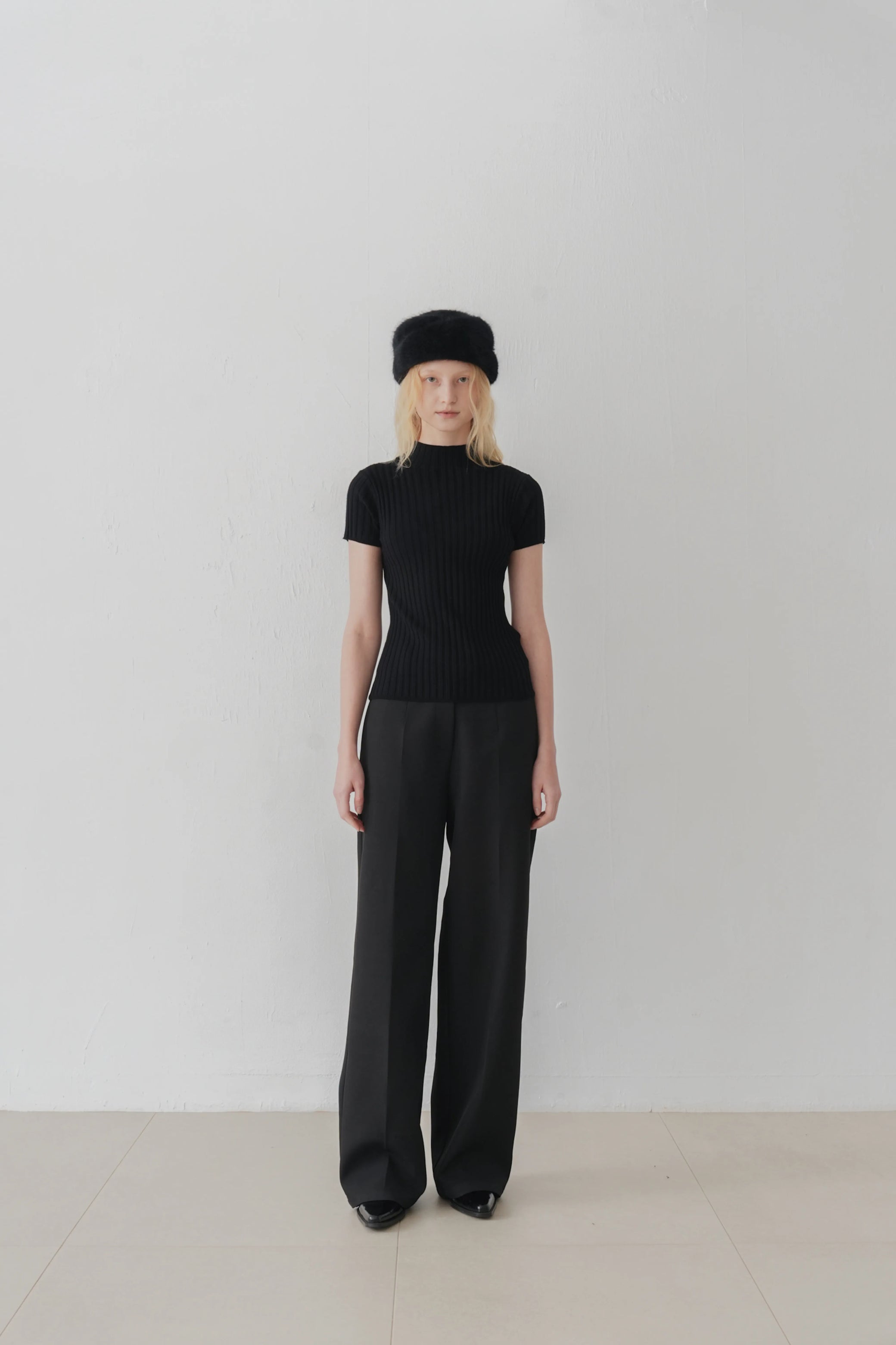 Moll Straight trousers black
