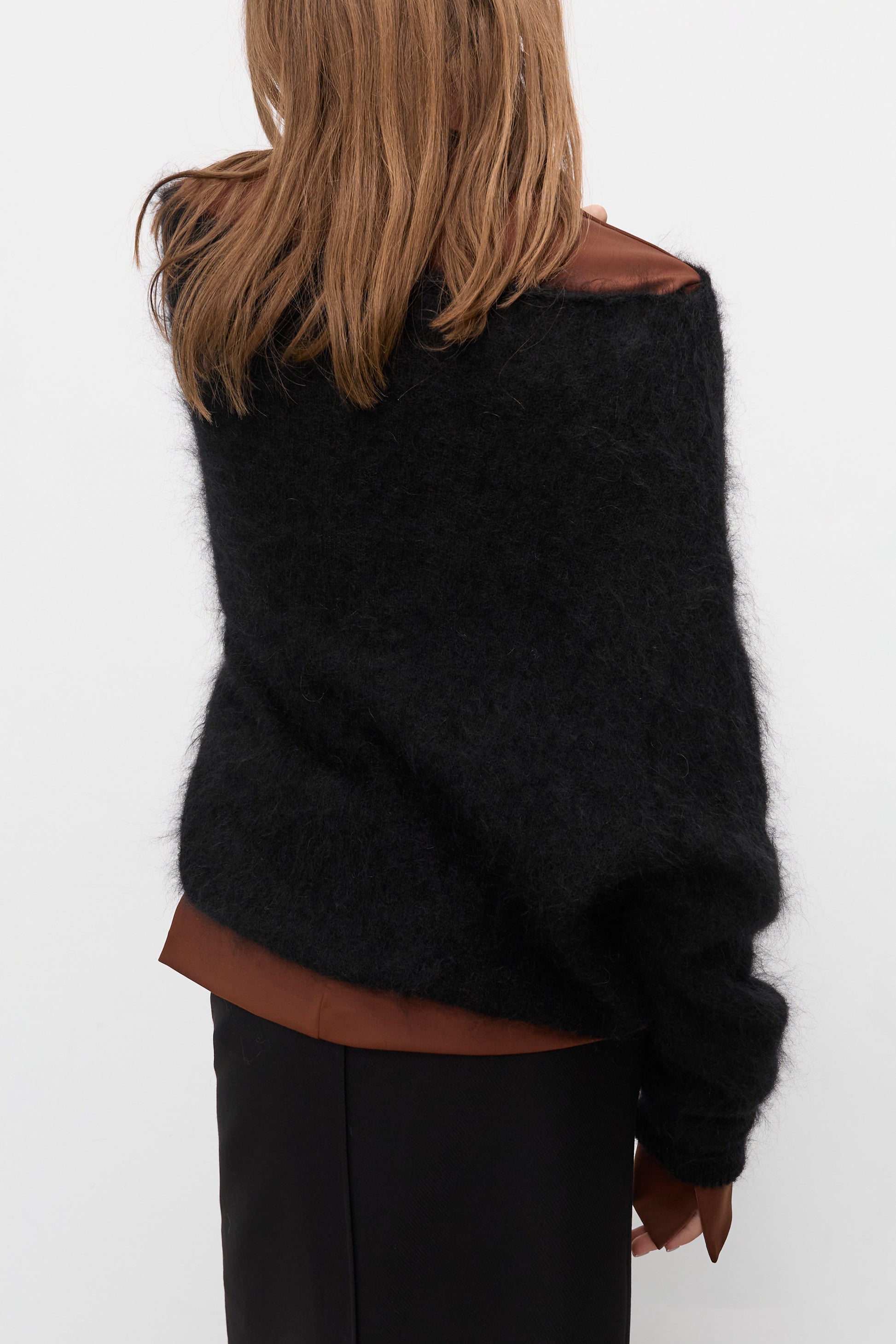 Maison mohair knit black