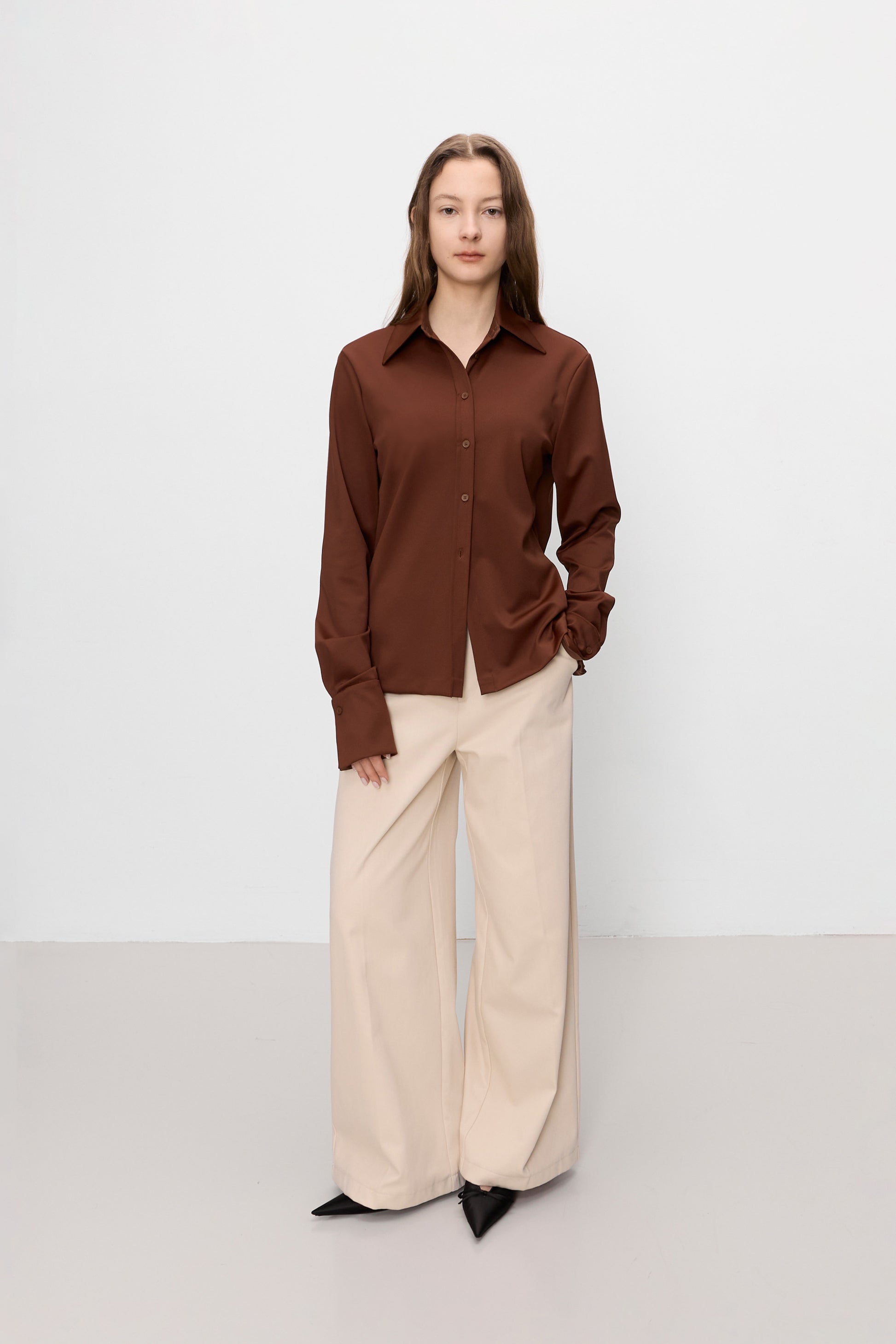 Pello burgundy shirt