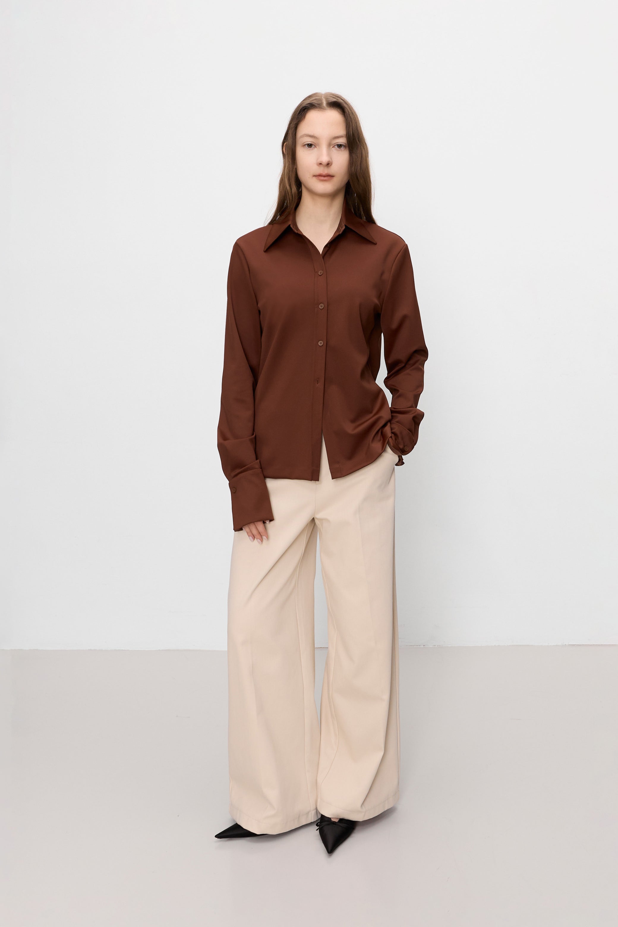 Pello burgundy shirt