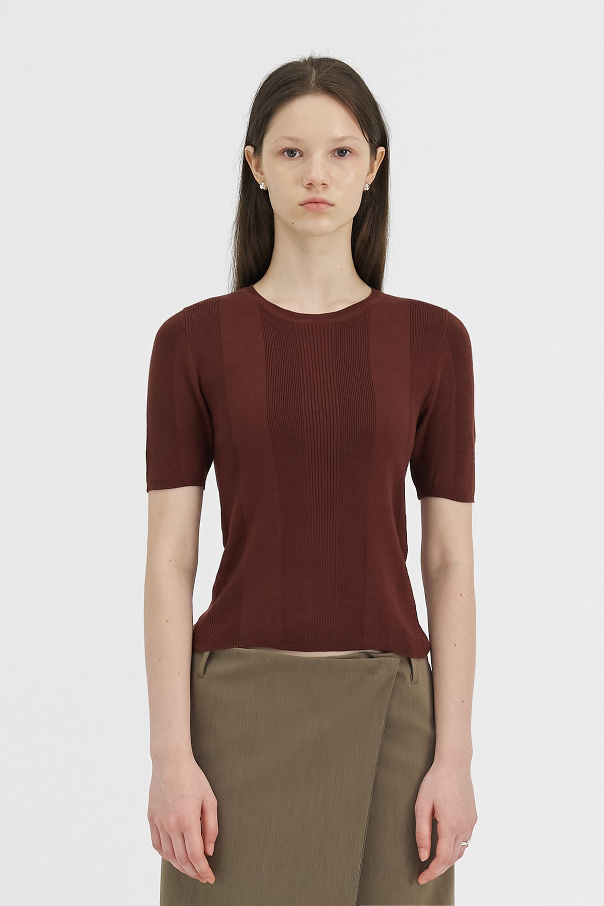 Delvy ribbed top