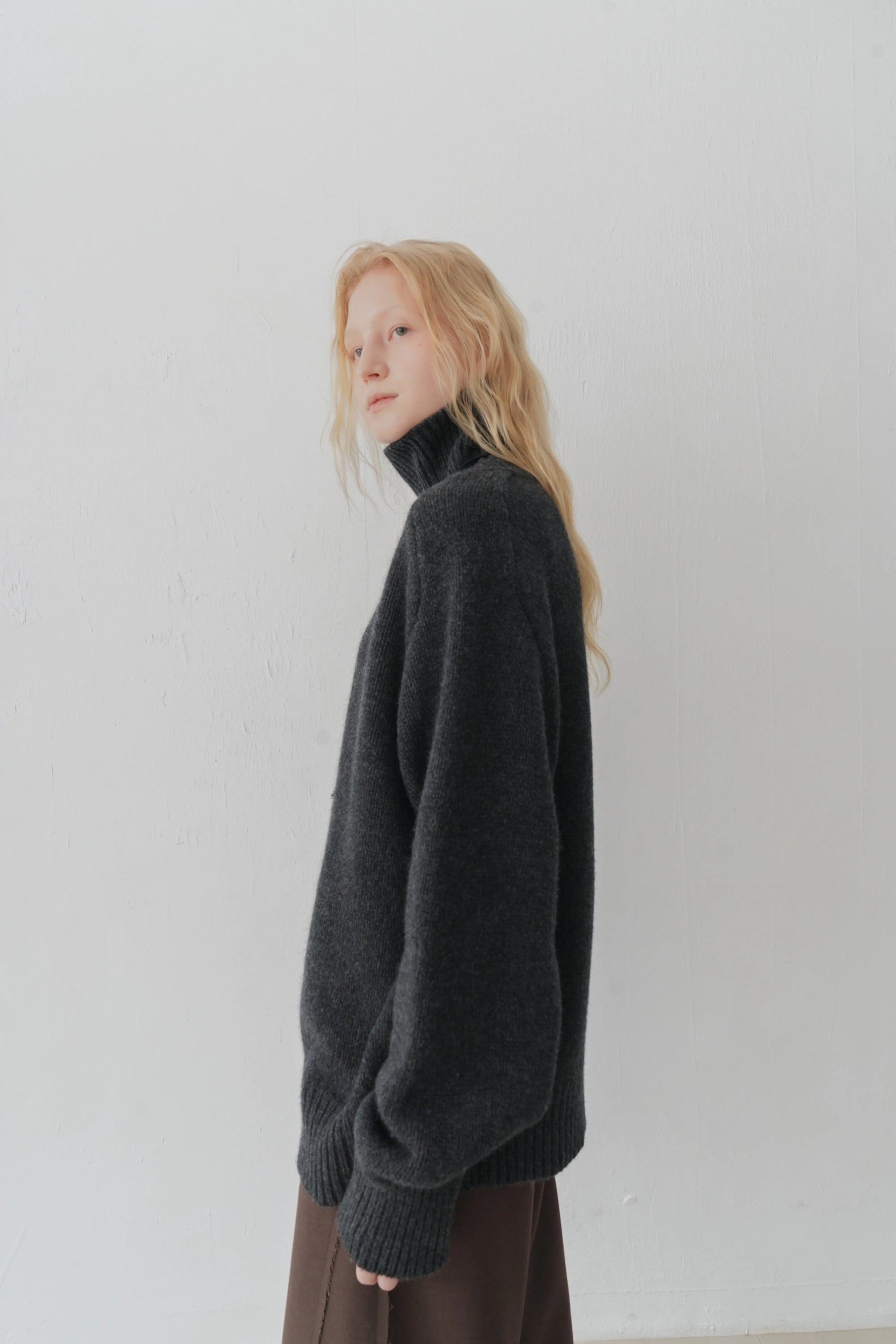 Klim High neck jumper charcoal