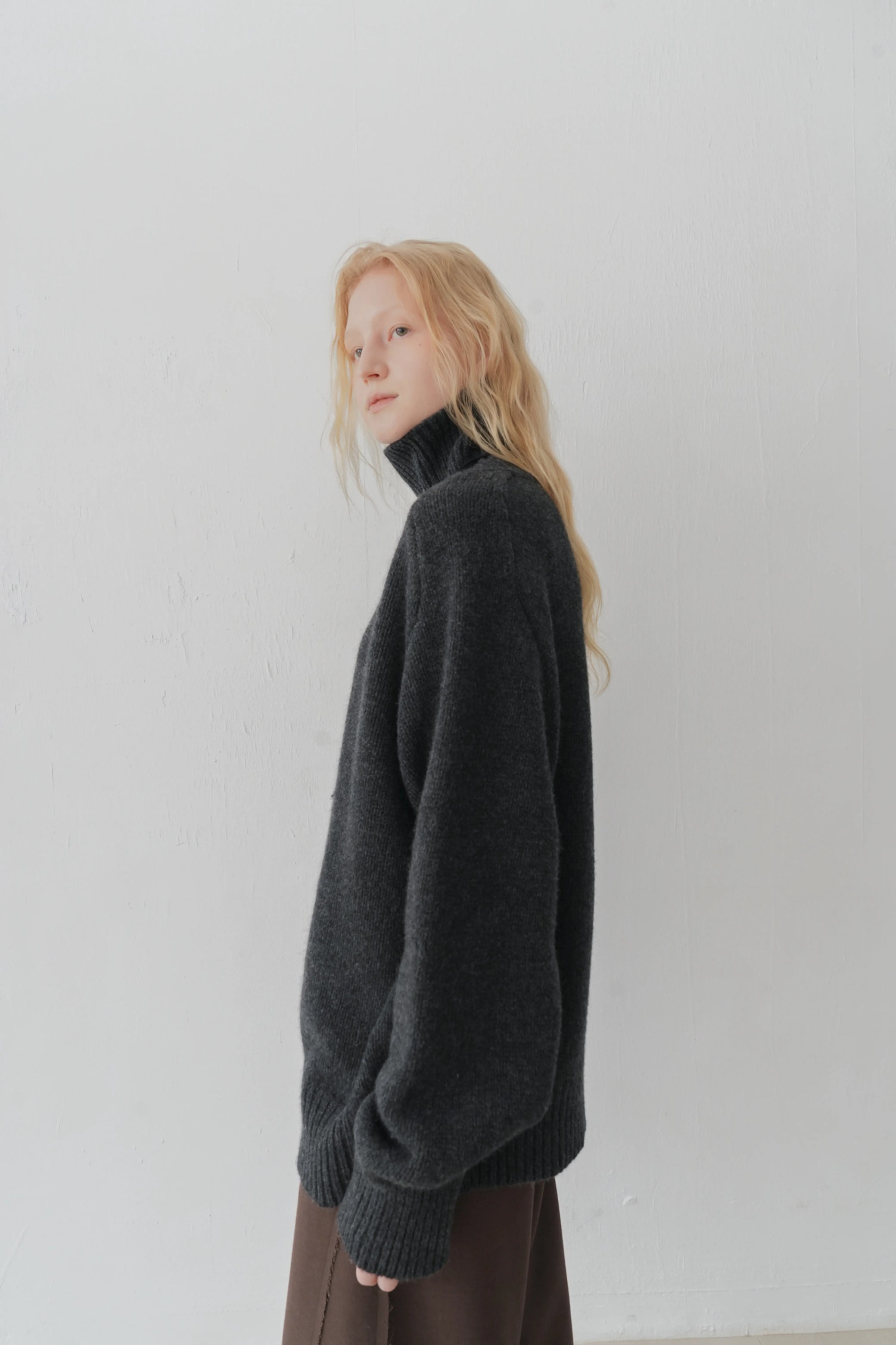 Klim High neck jumper charcoal