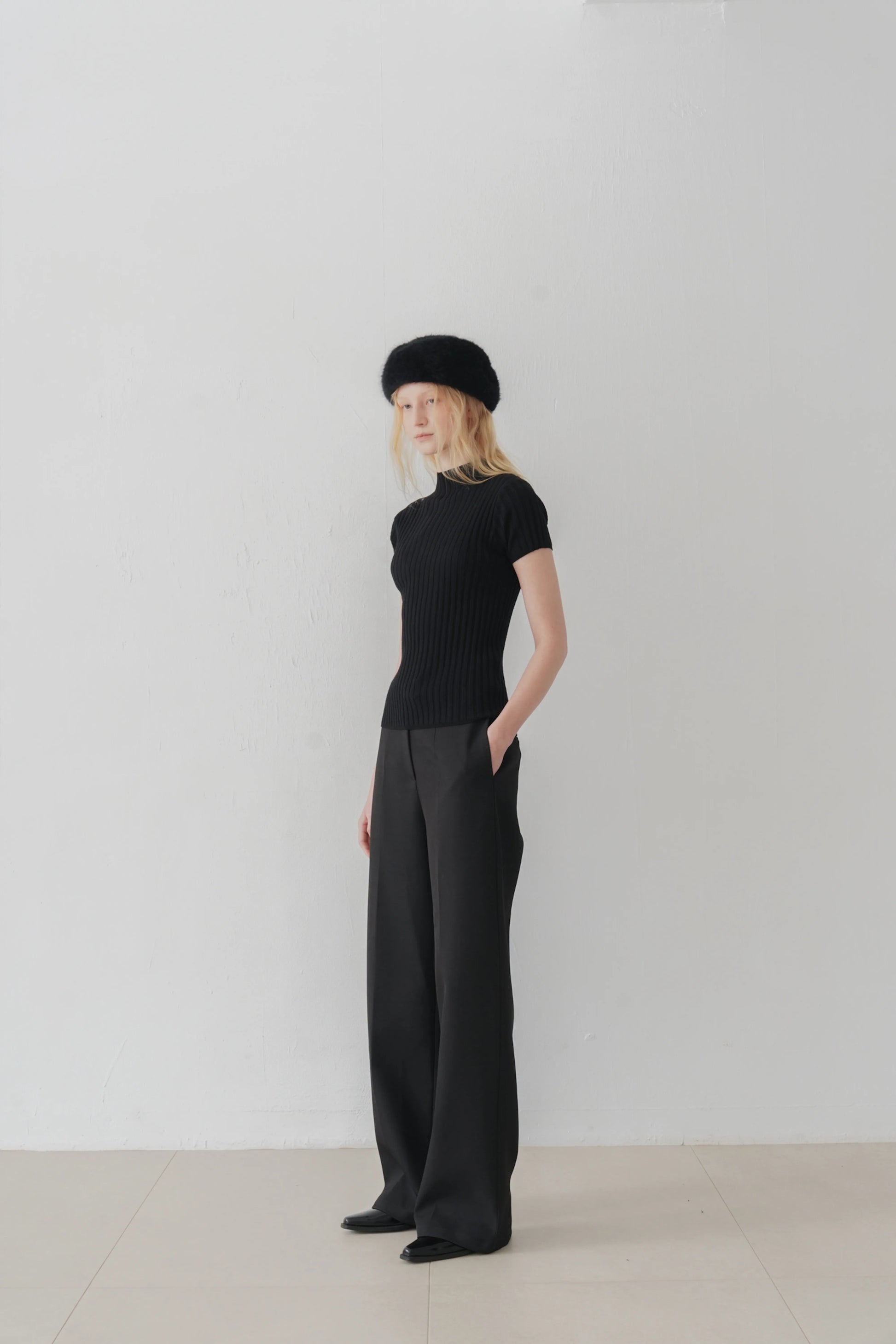 Moll Straight trousers black