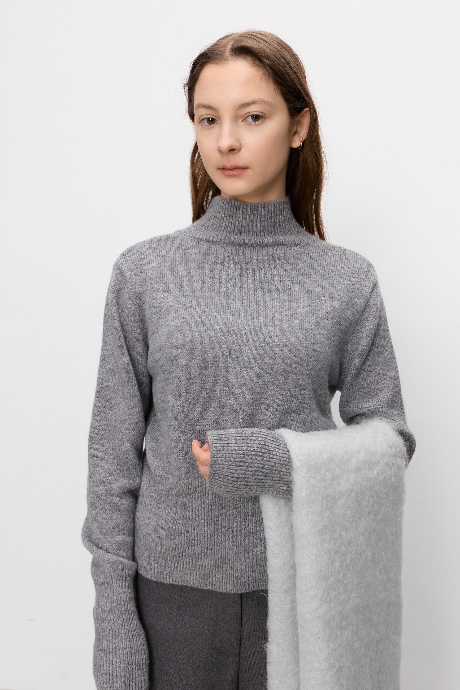 Kumo wool cardigan grey