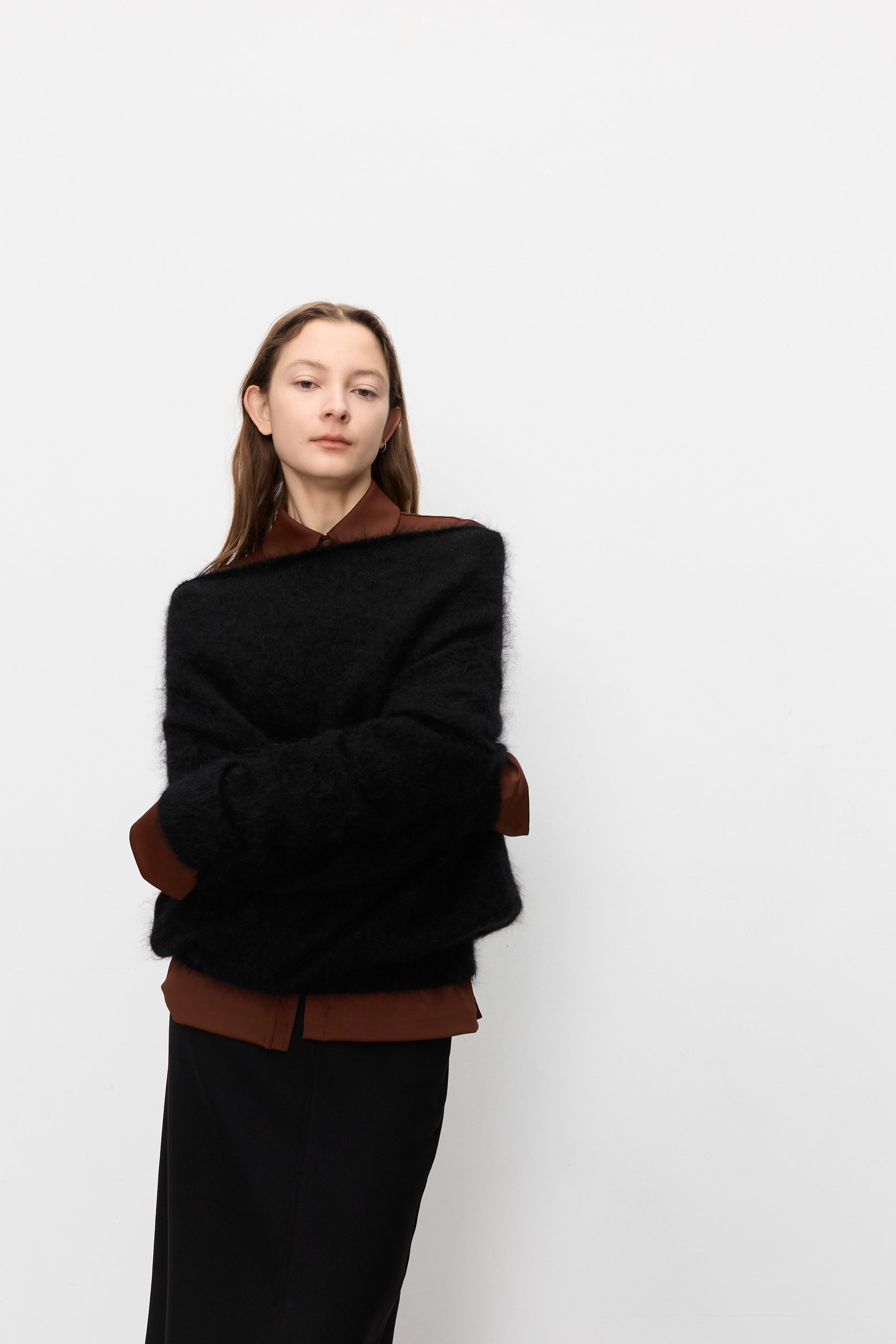 Maison mohair knit black