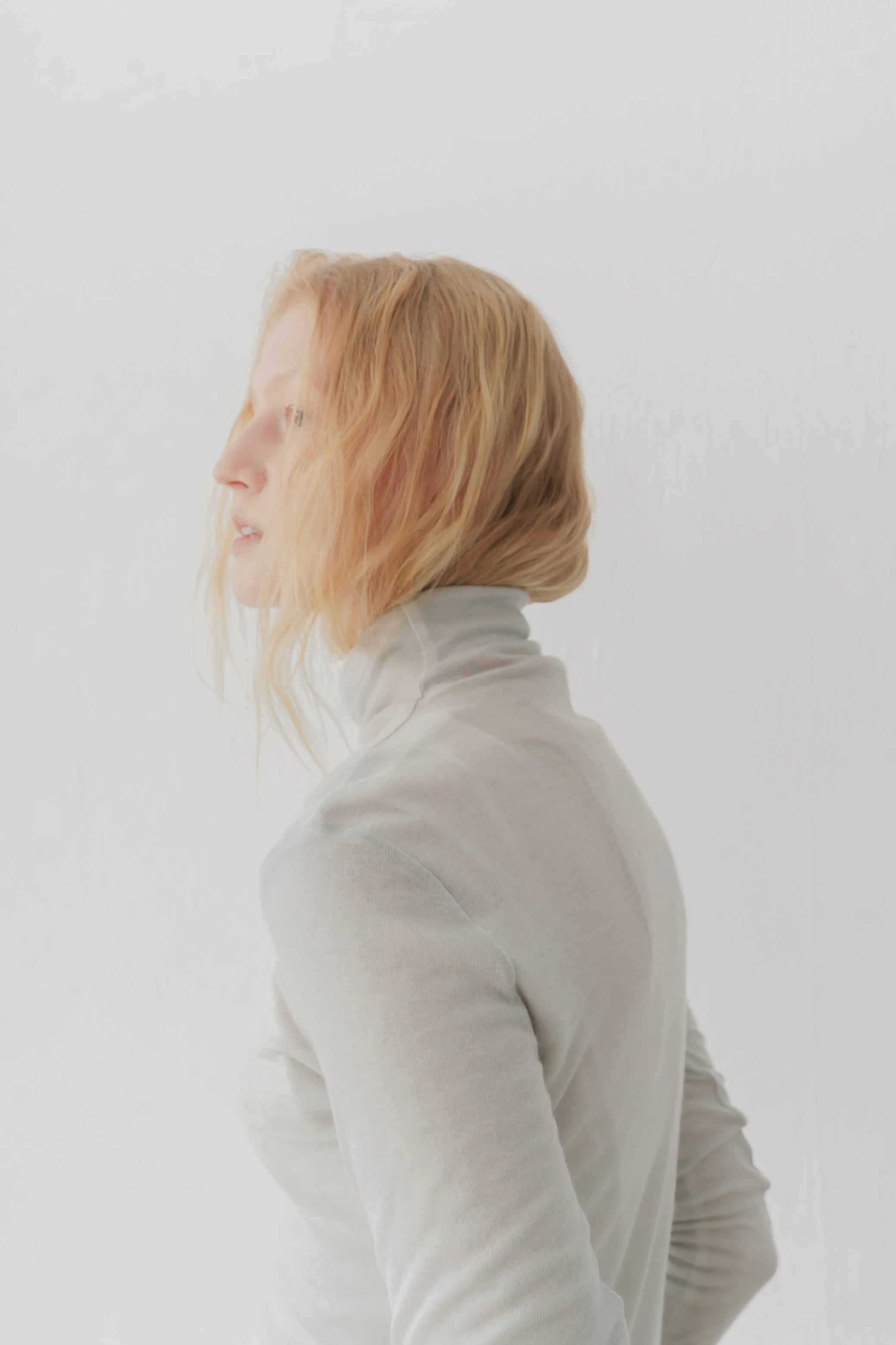 Tencel wool top blue grey