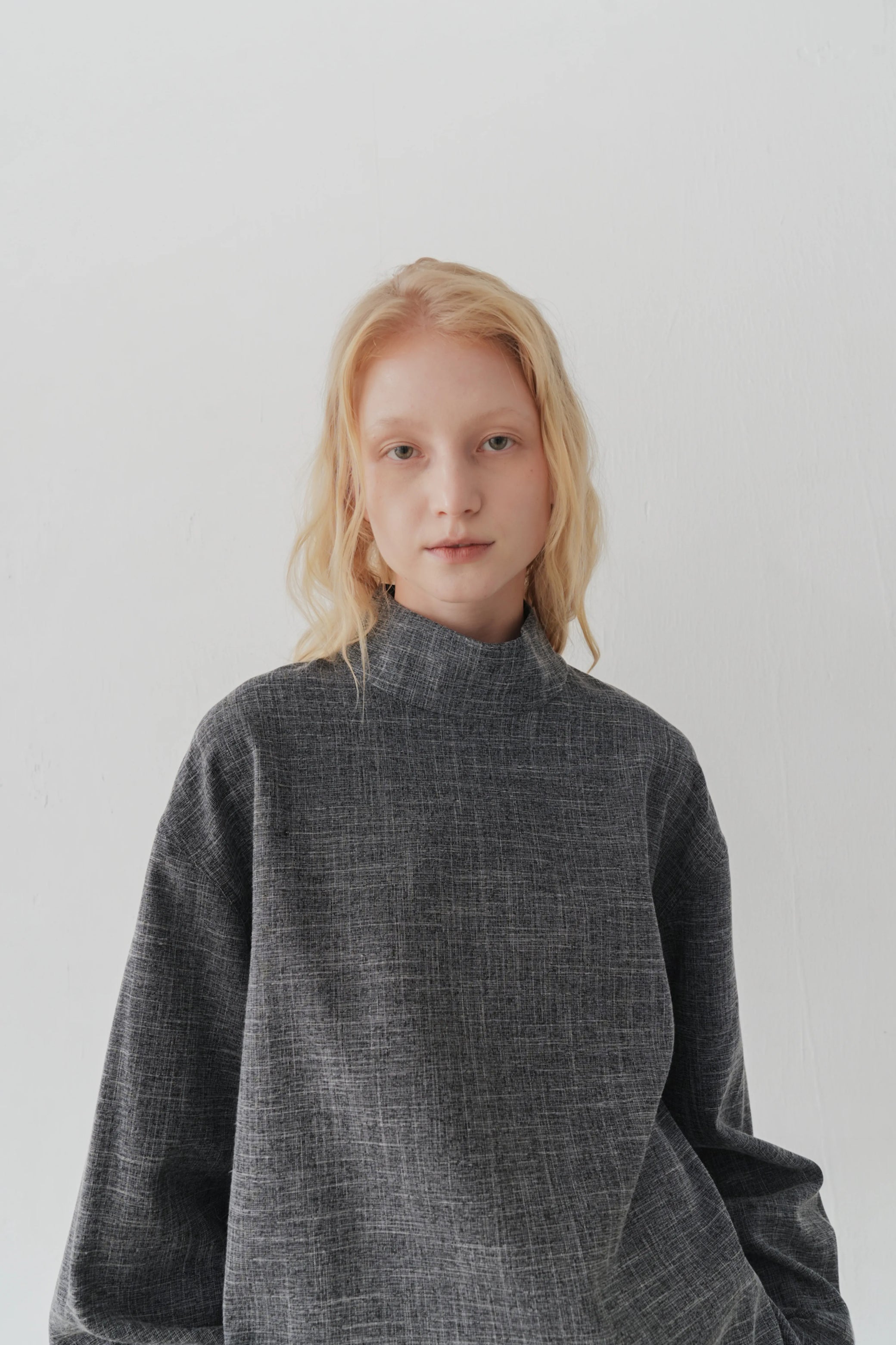 Namos High neck top charcoal