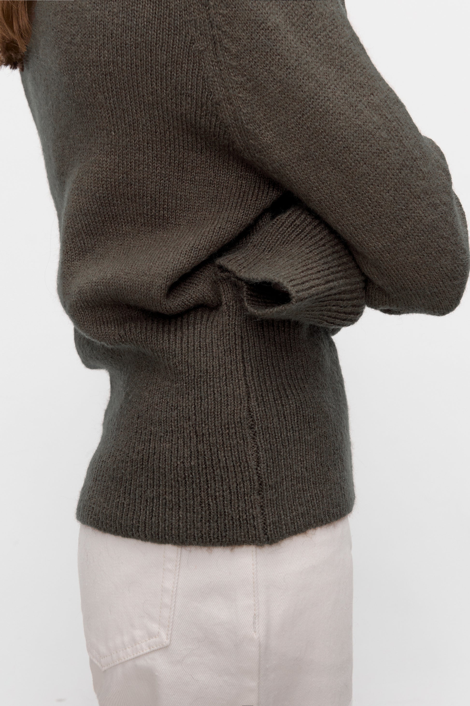 Kumo wool cardigan brown