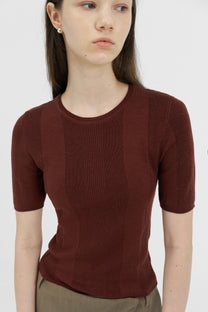 Delvy ribbed top