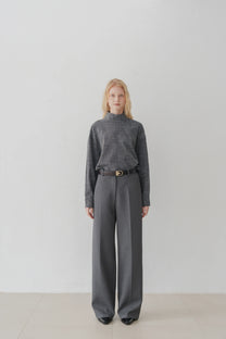 Namos High neck top charcoal