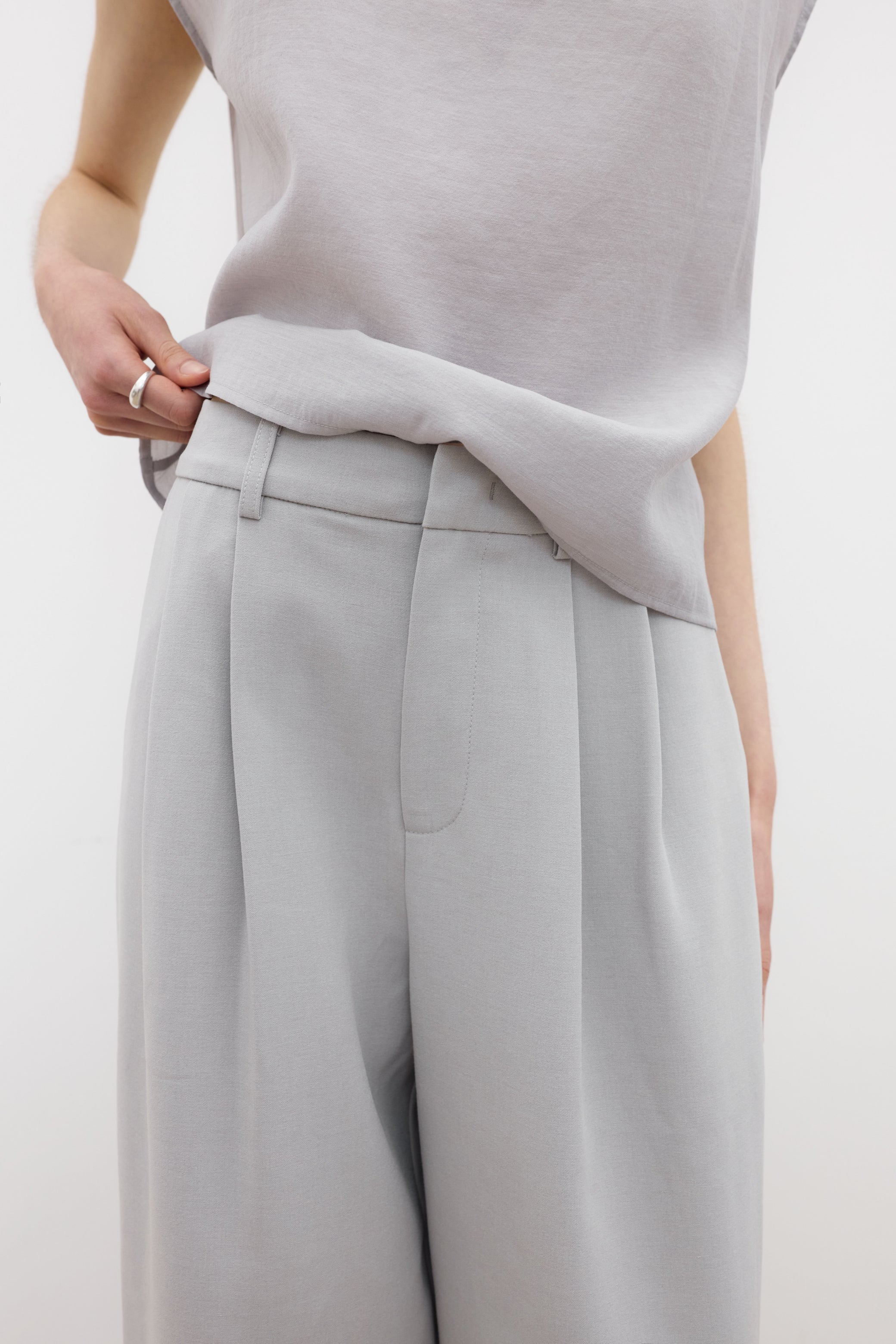 Ryder wide tailored trousers