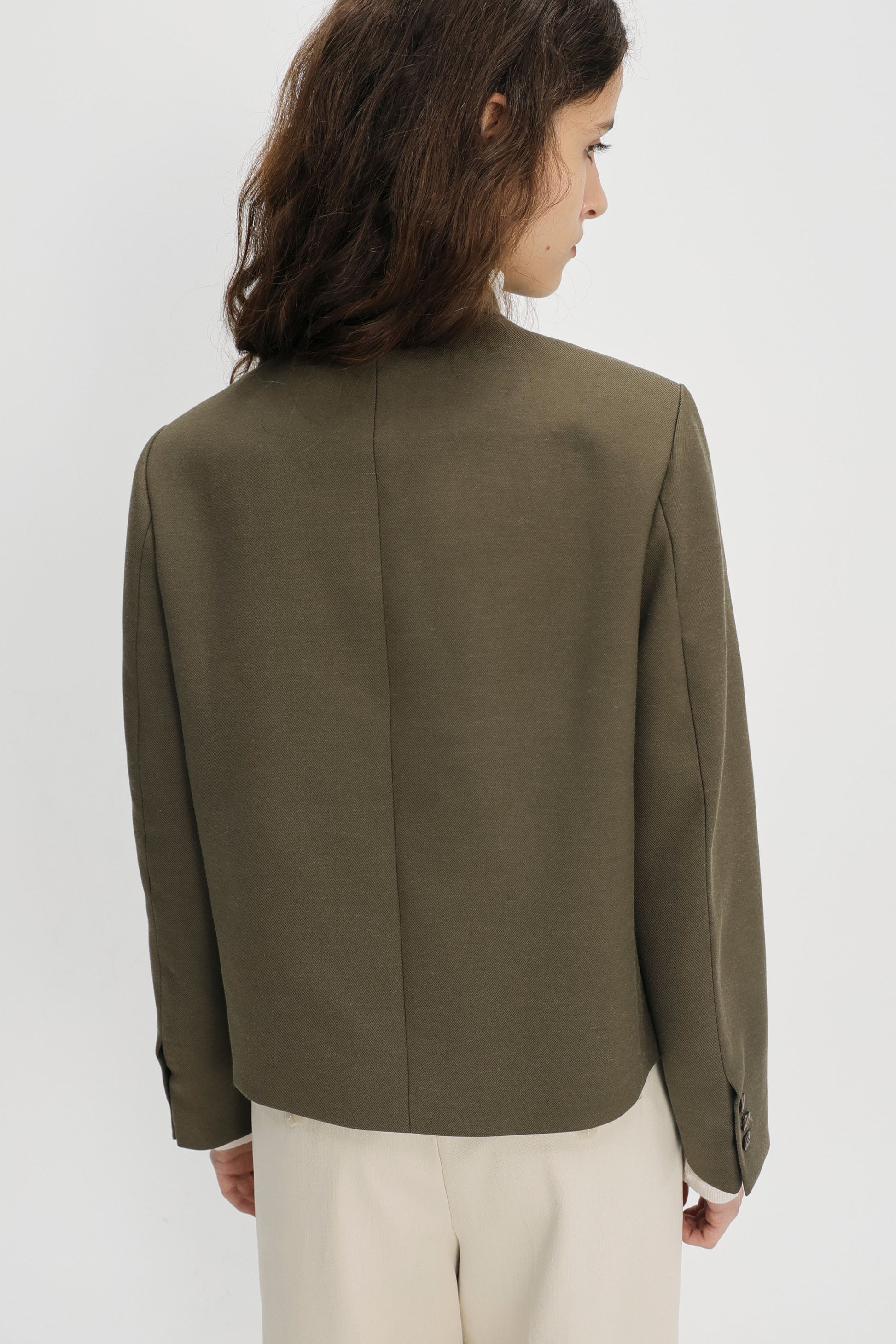 Billi wool jacket dark olive