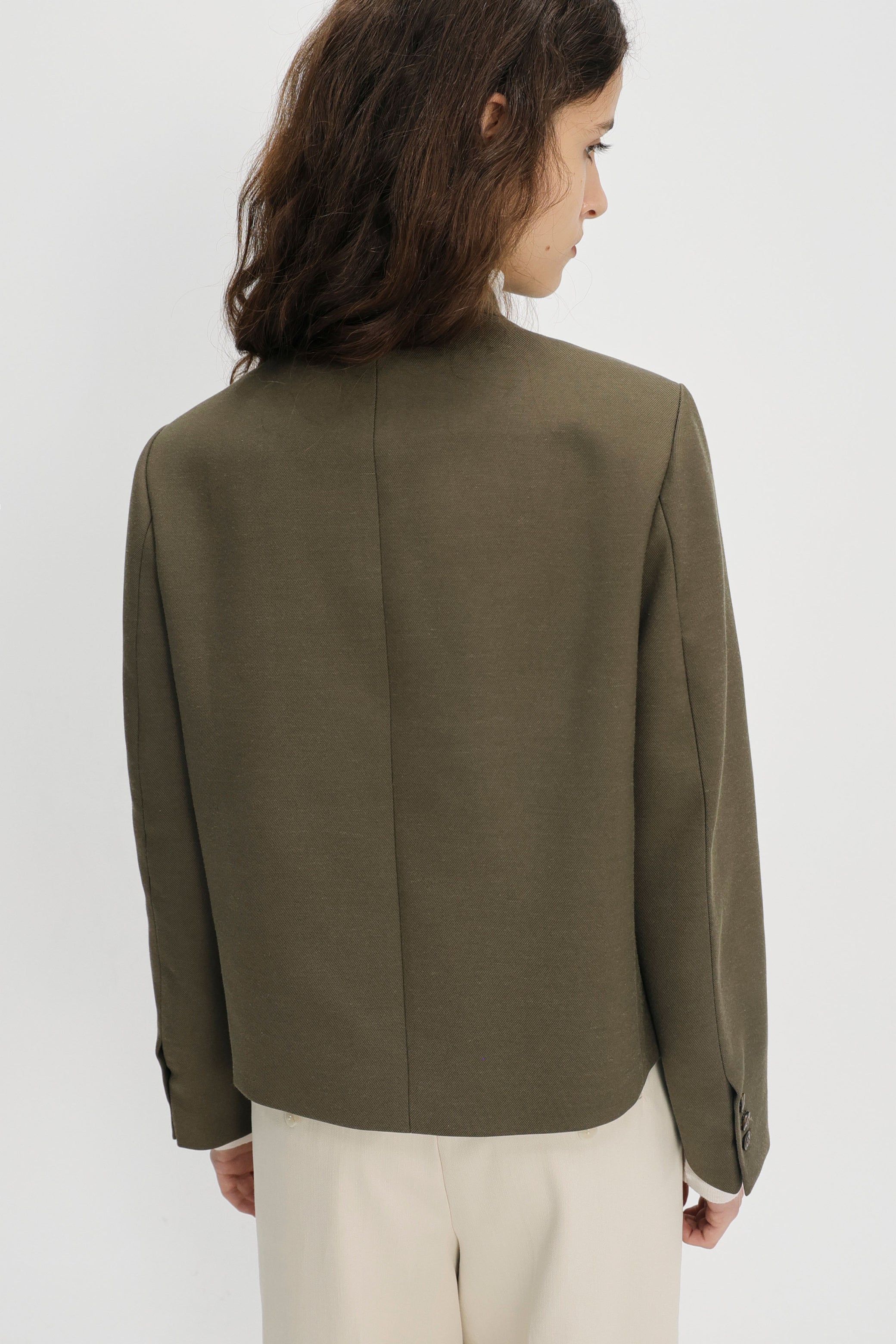 Billi wool jacket dark olive